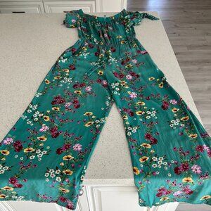 Xhilaration by Anthopologie Floral Jumpsuit,size M